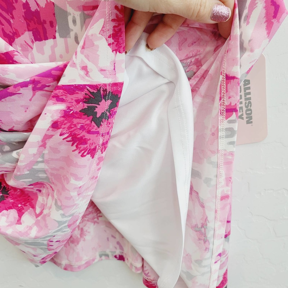 NWT Allison Daley Sleeveless Top Floral Pink Women's Size XL - Picture 5 of 9